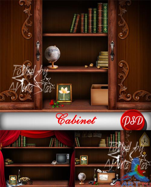 PSD-Book-case неестественный шкаф PSD-Book-case неестественный шкаф