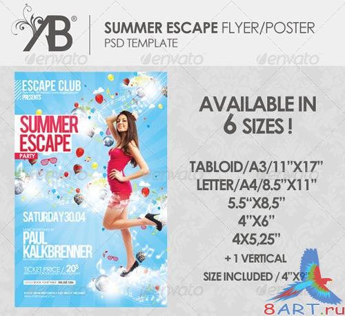 GraphicRiver Summer Escape Poster/Flyer