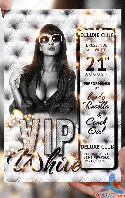 GraphicRiver VIP White Flyer Template GraphicRiver VIP White Flyer Template