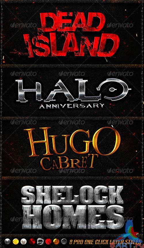 GraphicRiver Game and Movies Photoshop Styles GraphicRiver Game and Movies Photoshop Styles