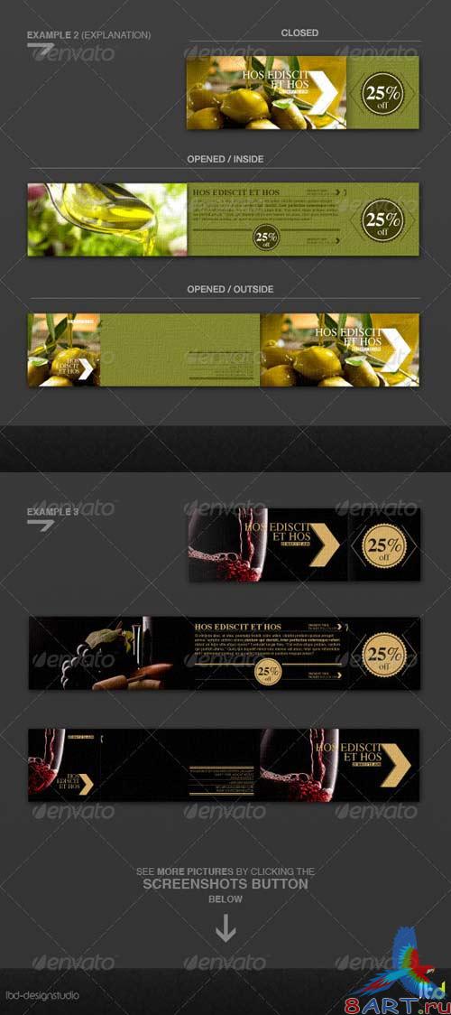 GraphicRiver Promotional Flyer With Detachable Discount Coupon