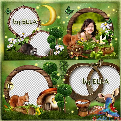 Сказочно-красивый наивный фотоальбом-В гостях около белочки Сказочно-красивый наивный фотоальбом-В гостях около белочки