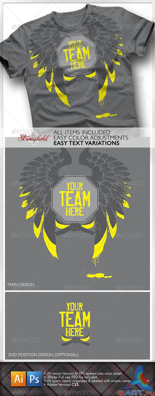 GraphicRiver Fight Team T-Shirt