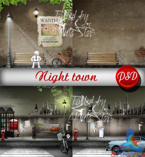 PSD - Nigh town  