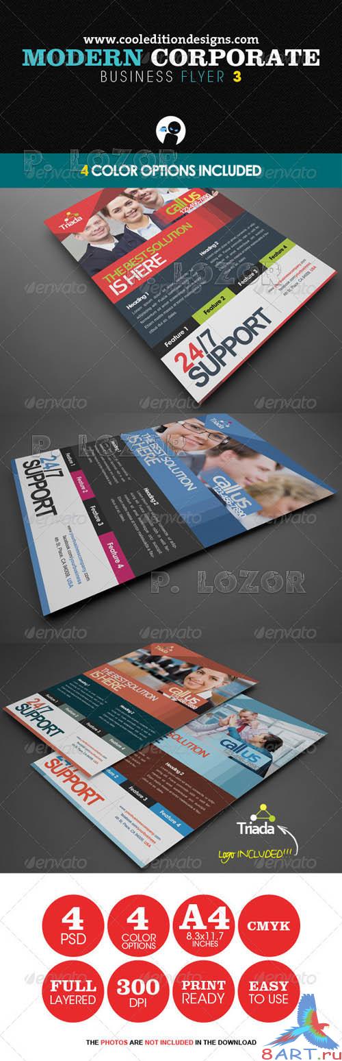 Graphicriver Modern Corporate Business Flyer 3