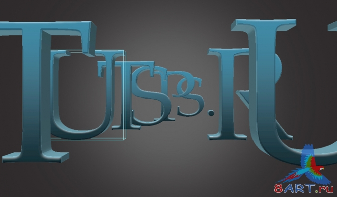 Создание 3D текста в photoshop Создание 3D текста в photoshop