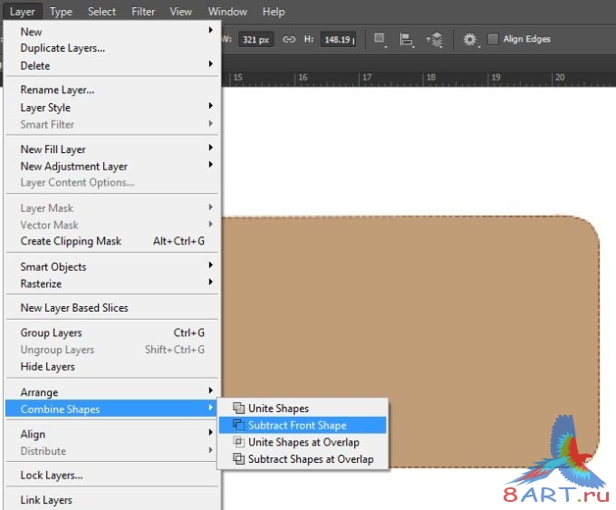 Как нарисовать бирку в Photoshop Как нарисовать бирку в Photoshop