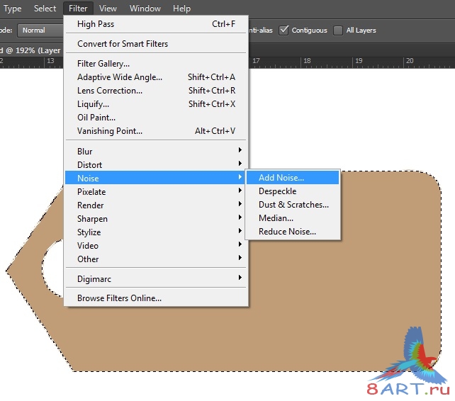 Как нарисовать бирку в Photoshop Как нарисовать бирку в Photoshop