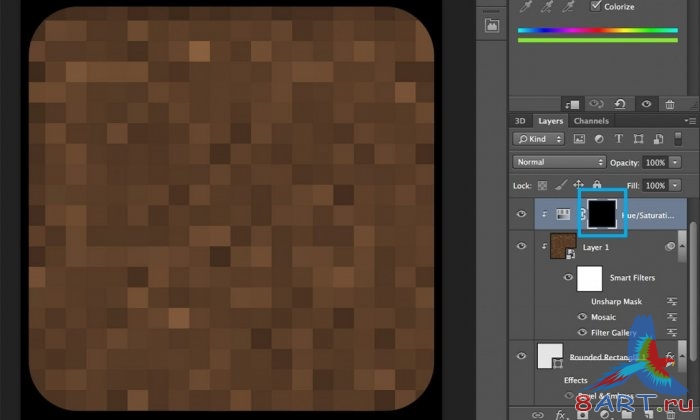 Рисуем иконку Minecraft Рисуем иконку Minecraft
