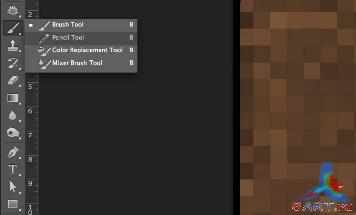 Рисуем иконку Minecraft Рисуем иконку Minecraft