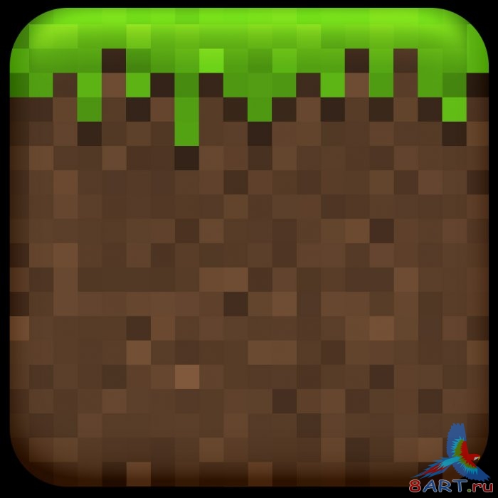 Рисуем иконку Minecraft Рисуем иконку Minecraft