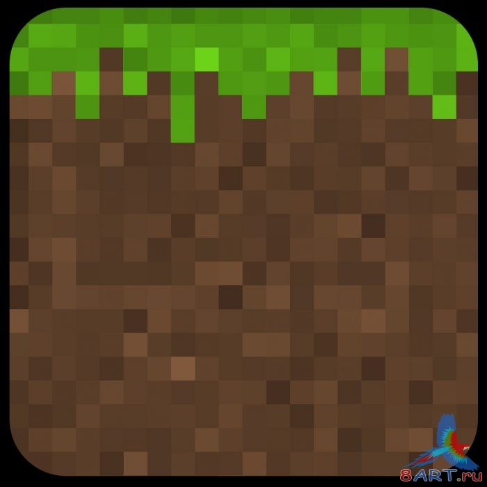 Рисуем иконку Minecraft Рисуем иконку Minecraft