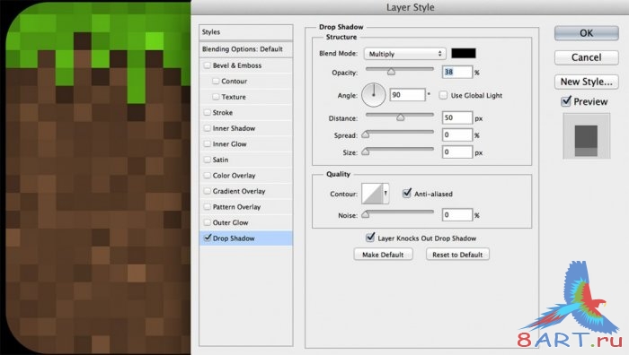 Рисуем иконку Minecraft Рисуем иконку Minecraft