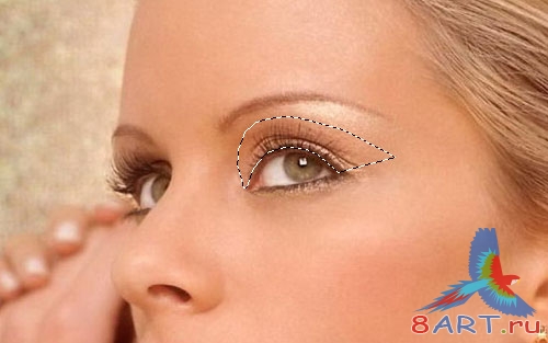 Макияж глаз в Photoshop Макияж глаз в Photoshop