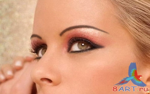 Макияж глаз в Photoshop Макияж глаз в Photoshop
