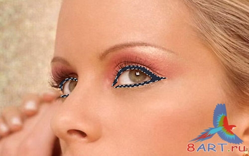 Макияж глаз в Photoshop Макияж глаз в Photoshop