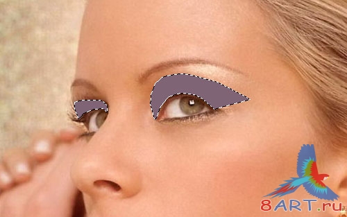 Макияж глаз в Photoshop Макияж глаз в Photoshop