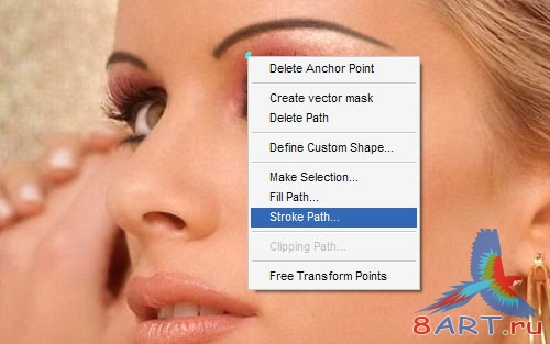 Макияж глаз в Photoshop Макияж глаз в Photoshop