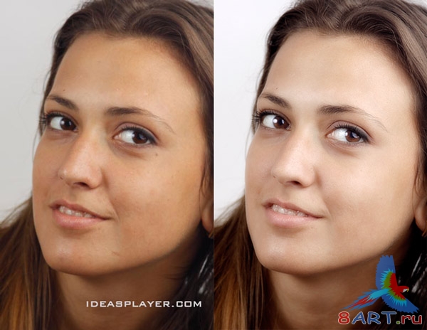 Ретушь кожи в Photoshop Ретушь кожи в Photoshop