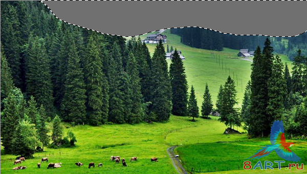 Превращаем лето в зиму в фотошопе Превращаем лето в зиму в фотошопе